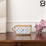 Túi LV x TM Pochette Accessoires Multicolor White Monogram Màu Trắng Best Quality