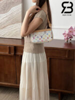 Túi LV x TM Pochette Accessoires Multicolor White Monogram Màu Trắng Best Quality