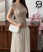 Túi LV x TM Pochette Accessoires Multicolor White Monogram Màu Trắng Best Quality