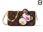 Túi LV x TM Pochette Accessoires Panda Monogram Best Quality