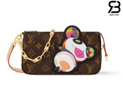 Túi LV x TM Pochette Accessoires Panda Monogram Best Quality