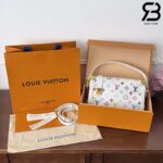 Túi LV x TM Side Trunk MM Multicolor White Monogram Màu Trắng 23.5CM Best Quality