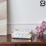 Túi LV x TM Side Trunk MM Multicolor White Monogram Màu Trắng 23.5CM Best Quality