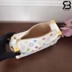 Túi LV x TM Side Trunk MM Multicolor White Monogram Màu Trắng 23.5CM Best Quality