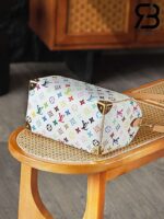 Túi LV x TM Speedy Bandoulière 25 Bag Multicolor White Monogram Màu Trắng Best Quality