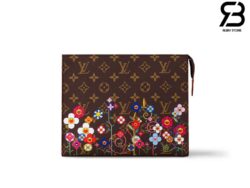 Túi LV x TM Toiletry Pouch Monogram Màu Nâu 25CM Best Quality