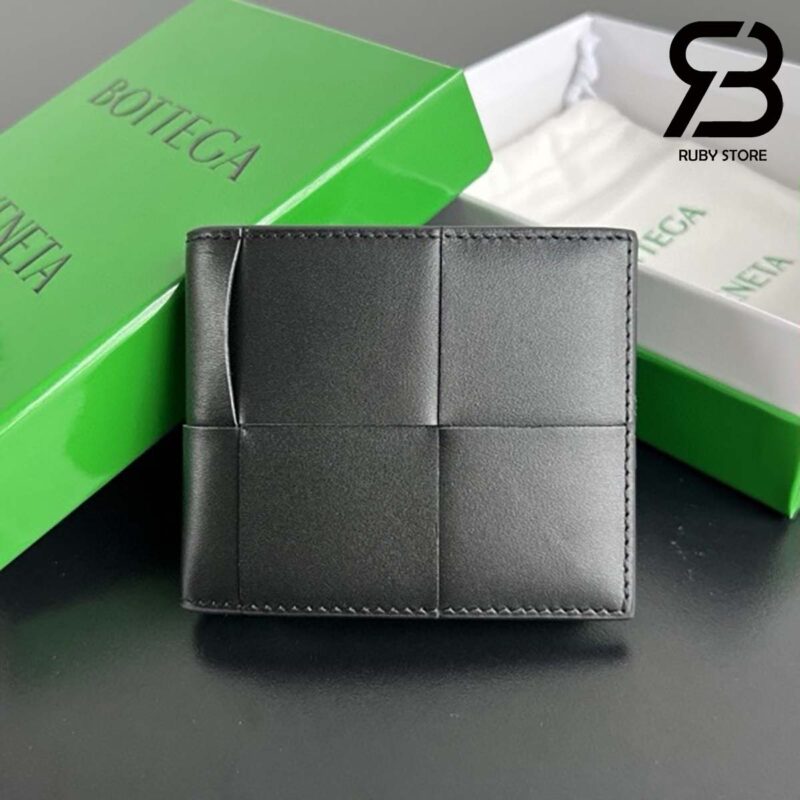 Ví Bottega Veneta Cassette Bi-Fold Wallet Calfskin Best Quality