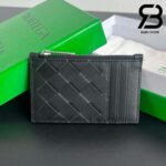Ví Bottega Veneta Intrecciato Zippered Card Case Calfskin Best Quality