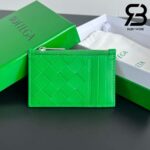 Ví Bottega Veneta Intrecciato Zippered Card Case Calfskin Best Quality