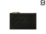 Ví Bottega Veneta Intrecciato Zippered Card Case Calfskin Best Quality