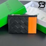 Ví Bottega Veneta Intrecciato Zippered Card Case Calfskin Best Quality