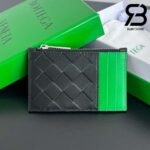 Ví Bottega Veneta Intrecciato Zippered Card Case Calfskin Best Quality