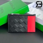 Ví Bottega Veneta Intrecciato Zippered Card Case Calfskin Best Quality