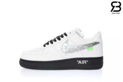 Giày Air Force 1 Low x Louis Vuitton White Black Monogram Leather Best Quality
