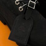 Giày Louis Vuitton x Timberland Ankle Boot Sneaker in Black Màu Đen Best Quality