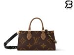 Túi LV OnTheGo East West Chain Monogram Reverse Màu Nâu 25CM Best Quality