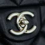 Túi Chanel 24P Kelly Medium Flap Bag Top Handle Màu Đen GHW 25CM Best Pháp