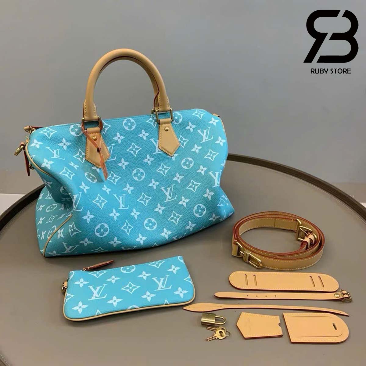 Túi LV Speedy P9 Bandoulière 40 Monogram Calfskin Best Quality