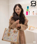 Túi LV x TM OnTheGo MM White Multicolor Monogram Màu Trắng Best Quality