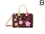 Túi LV x TM Speedy Bandoulière 25 Monogram Sakura Màu Nâu Best Quality