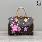 Túi LV x TM Speedy Bandoulière 25 Monogram Sakura Màu Nâu Best Quality