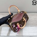Túi LV x TM Speedy Bandoulière 25 Monogram Sakura Màu Nâu Best Quality