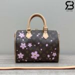 Túi LV x TM Speedy Bandoulière 25 Monogram Sakura Màu Nâu Best Quality