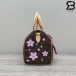 Túi LV x TM Speedy Bandoulière 25 Monogram Sakura Màu Nâu Best Quality