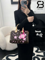 Túi LV x TM Speedy Bandoulière 25 Monogram Sakura Màu Nâu Best Quality