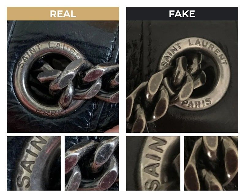 Cách phân biệt túi YSL real và fake qua phần cứng kim loại