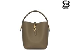 Túi YSL Le 37 Small In Shiny Leather Màu Nâu Deep Musk 17CM Best Quality