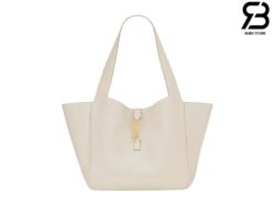 Túi YSL Le 5 À 7 Bea In Grained Leather Blanc Vintage Màu Trắng 50CM Best Quality
