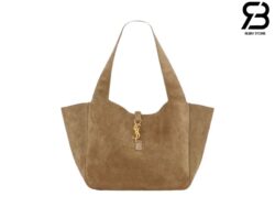 Túi YSL Le 5 À 7 Bea In Suede Golden Leaf Màu Vàng Da Lộn 50CM Best Quality