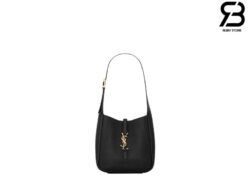 Túi YSL Le 5 À 7 Supple Baby In Grained Leather Black Màu Đen 15CM Best Quality