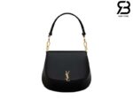Túi YSL Mini Voltaire Top Handle Bag In Box Calfskin Leather Black Màu Đen 21CM Best Quality