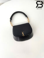 Túi YSL Mini Voltaire Top Handle Bag In Box Calfskin Leather Black Màu Đen 21CM Best Quality