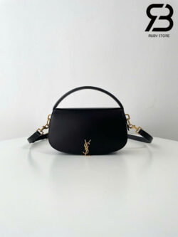 Túi YSL Voltaire In Box Calfskin Leather Black Màu Đen 24CM Best Quality