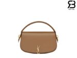 Túi YSL Voltaire In Box Calfskin Leather Dark Cork Màu Nâu 24CM Best Quality