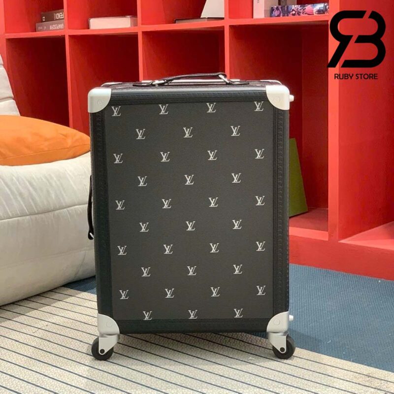 Vali LV Rolling Trunk LV Blason Calfskin Black Màu Đen Best Quality