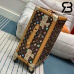 Vali LV Vali Rolling Trunk Monogram Craggy Canvas Chocolate Best Quality