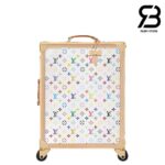 Vali LV x TM Rolling Trunk White Multicolor Monogram Màu Trắng Best Quality