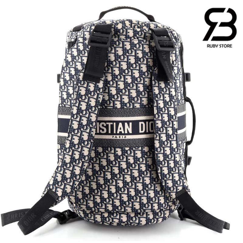 ba-lo-dior-large-travel-backpack-oblique-jacquard-best-phap Ba Lô Dior Large Travel Backpack Oblique Jacquard 50CM Best Pháp
