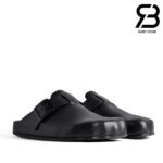 Dép Balenciaga Sunday Mule In Black Calfskin Màu Đen Best Quality