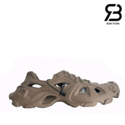 Dép Balenciaga HD Cutout Lace-up EVA Brown Màu Nâu Best Quality