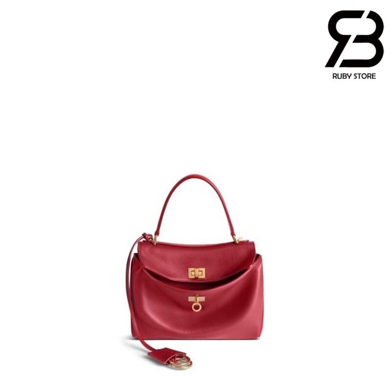Túi Balenciaga Rodeo Mini Handbag In Red Calfskin Màu Đỏ 23CM Best Da Ý