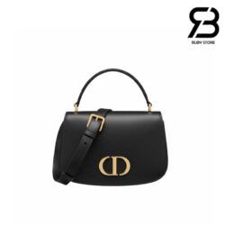 Túi Dior Medium 30 Montaigne Avenue Top Handle Bag Blue Oblique Jacquard and Calfskin Best Da Nhập