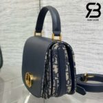 Túi Dior Medium 30 Montaigne Avenue Top Handle Bag Blue Oblique Jacquard and Calfskin Best Da Nhập