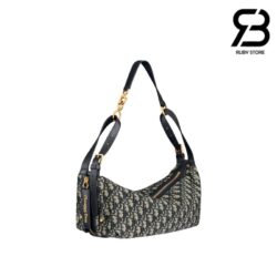 Túi Dior Medium D-Journey Bag In Blue Dior Oblique Jacquard Best Quality