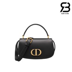 Túi Dior Small 30 Montaigne Avenue Top Handle Bag Blue Oblique Jacquard and Calfskin Best Da Nhập