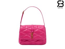 Túi YSL Le 57 Shoulder Bag Pink Fuchsia Lambskin Màu Hồng 24CM Best Quality